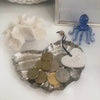 Silver Alloy Nautilus Shell Coin Key Trinket Tray