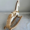 Wooden Rocking Horse Christmas Decor