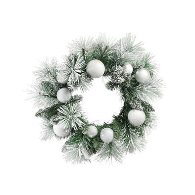 Frosted Christmas Wreath