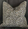 Cushion Cover Leopard Print Cotton Scatter Throw Pillow Case Animal Skin Design