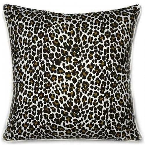Cushion Cover Leopard Print Cotton Scatter Throw Pillow Case Animal Skin Design