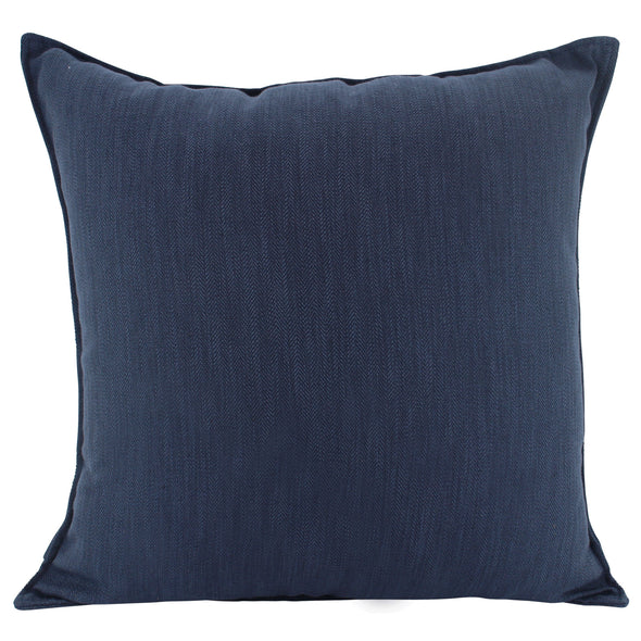 Navy Blue Cushion with Flanged Edge - 2 Sizes