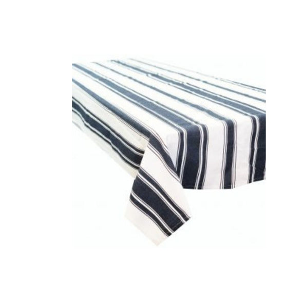 Table Cloth Navy and White Stripes 250 cm