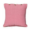 Dusty Rose Pink Cushion Cover Cotton Linen Coconut Buttons