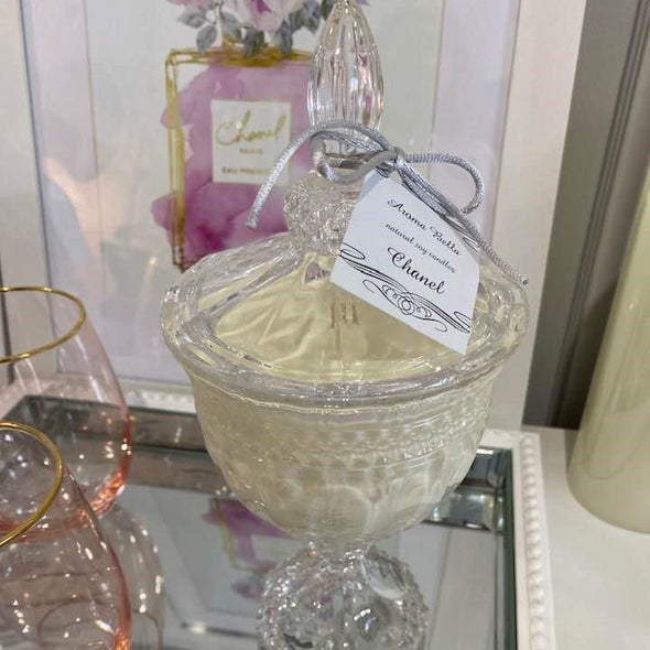 Luxury Soy Candle in Crystal Container