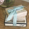 Set of 2 Luxury Hand Made Soaps and Soap Dish