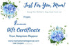 Gift Voucher Card - $50 $100 $150 for Birthday, Christmas, Engagement, Wedding