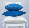 Sea Blue Chenille Velvet Cushion Cover - 2 Sizes
