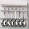 Set of 6 Teaspoons with Faux Crystal on Handle