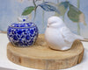 Set of 2 Hamptons Little Bird Style Ceramic Decor